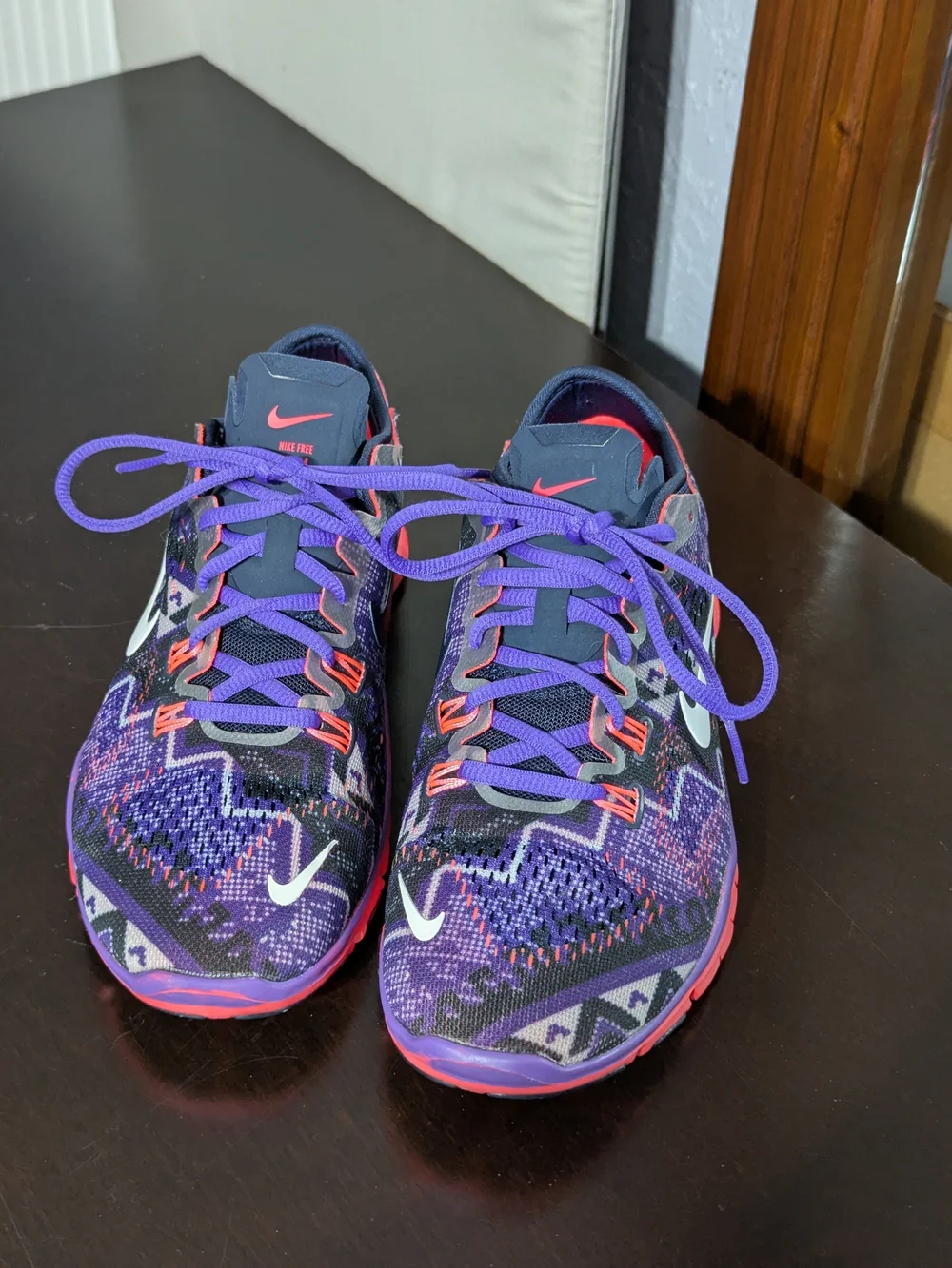Nike Women’s Purple Patterned Running Shoes
